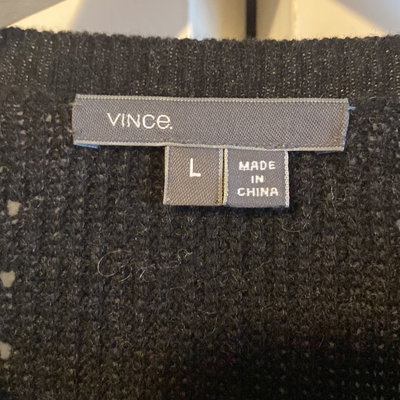 Vince Black Cardigan Sweater - Picture 2 of 7
